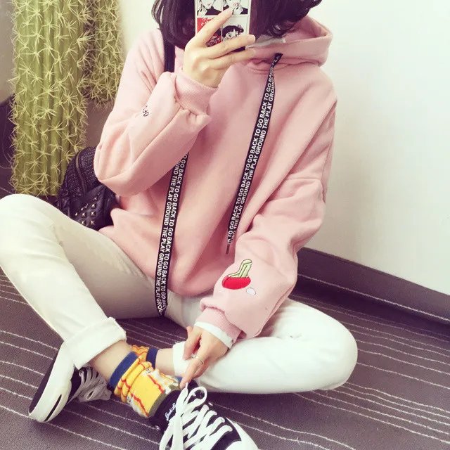 womens hoodies letter pullovers regular oversized hoodie plus size streetwear harajuku sweatshirts cotton pullover women hoodie