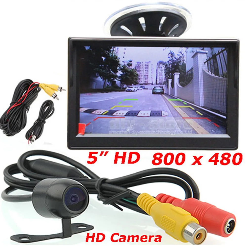 Наборы автомобильных парковочных систем 5 дюймовый TFT LCD HD 800*480 автомобильный