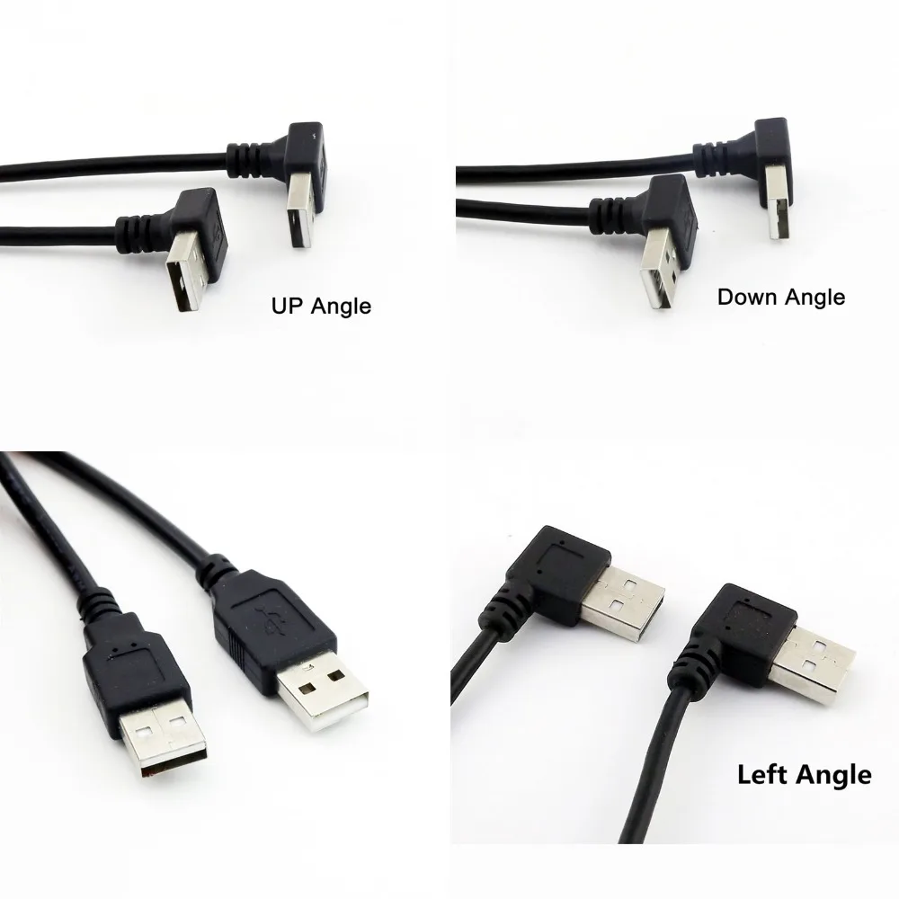 1х USB 2,0 Тип A штекер USB 2,0 штекер удлинитель Кабель переходника шнур 25 см