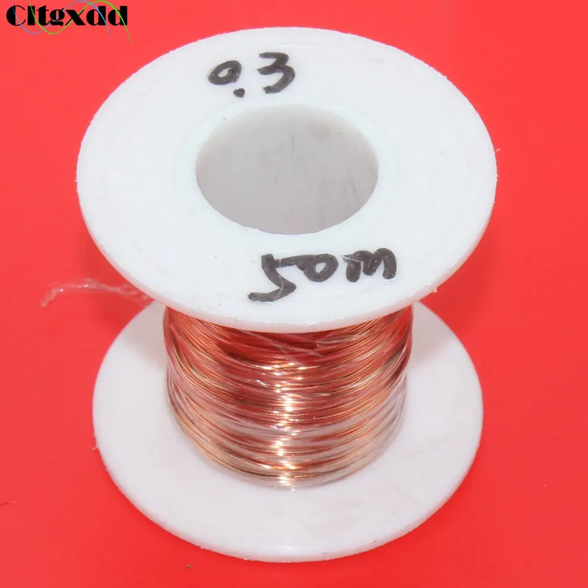 Новинка от cltgxdd 0 3 мм фотомагнитная медная проволока 50 / 100 м красная/эмалированная