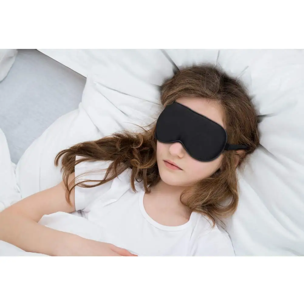 Шелк сна маска для глаз мягкий тенты повязка на глаза, маска для сна патч спальная маска на глаза для путешествий расслабиться
