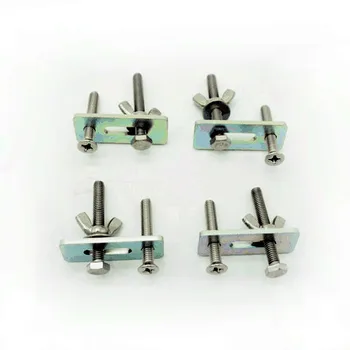 

Work Table Metal Clamp Engraver Fastening Platen Router Fixture CNC Woodwork 4pcs/log