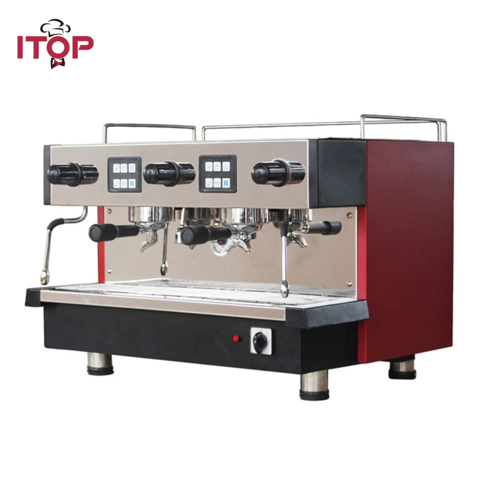 

Espresso Coffee Maker for ITALY Coffee with Hot Water Outdoor Two Milk Foams Heavy Duty Machine