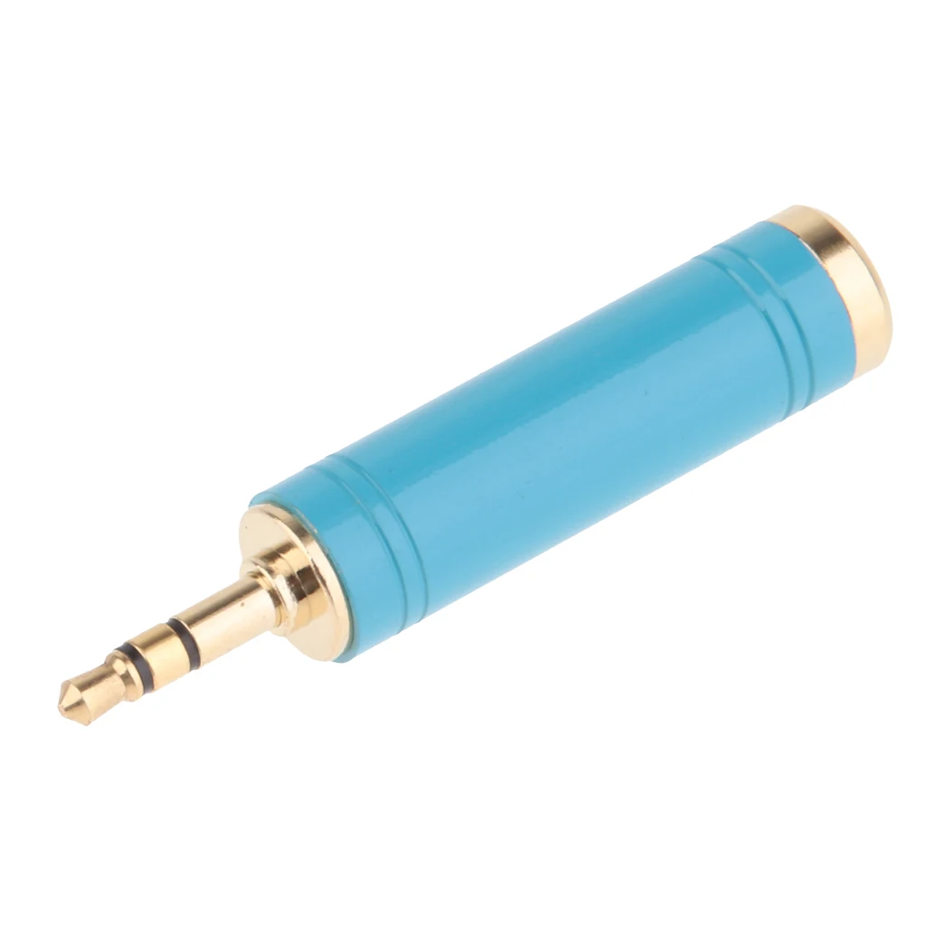 Gold Plated 3.5mm To 6.35 Mm Male To Female Stereo Jack Adapter 3.5mm to 6.35mm stereo adapters Connect audio devices 