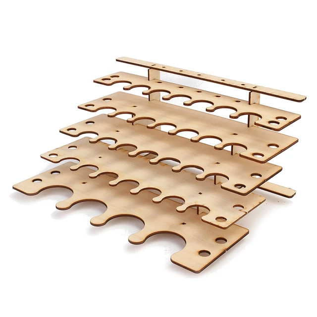 aliexpress com buy best price 32 holes paint stand rack diy wood