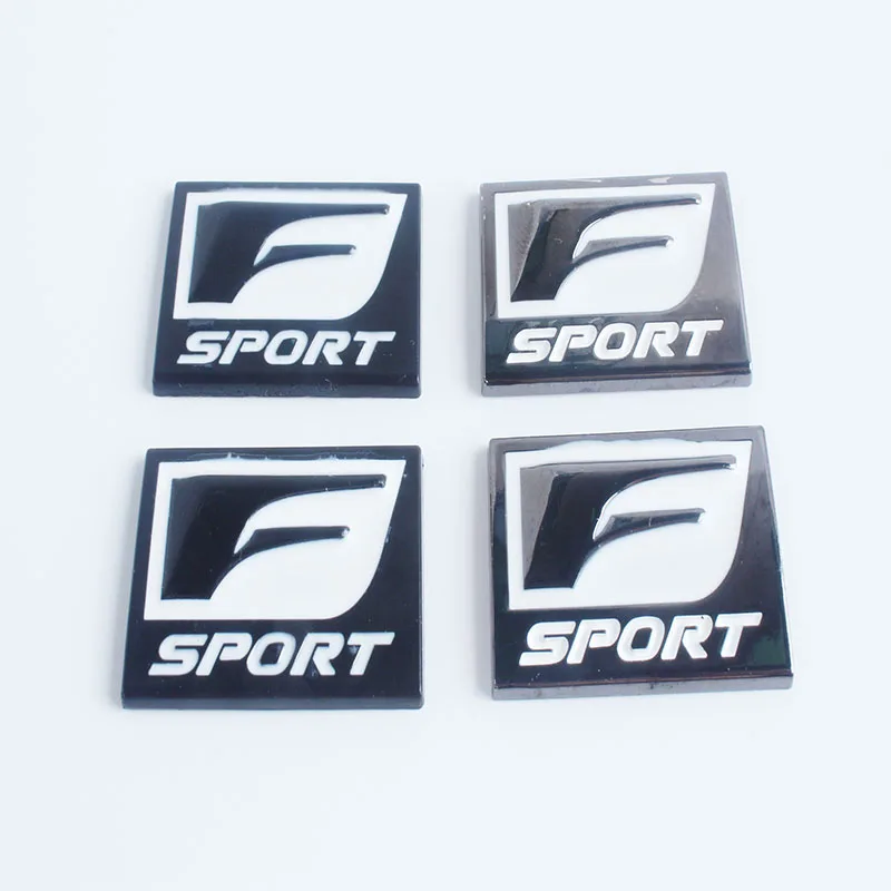 2X 3D металлический F sport эмблемы Стикеры наклейка для Lexus Jeep BMW Ford Volvo Nissan Mazda Audi Honda
