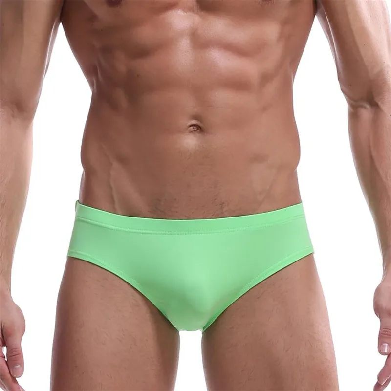 

2018 Top Fashion Gay Men Underwear Summer Men's Underwear Briefs Ice Transparent Low Waist Sexy Panties Gay Seamless Silkly