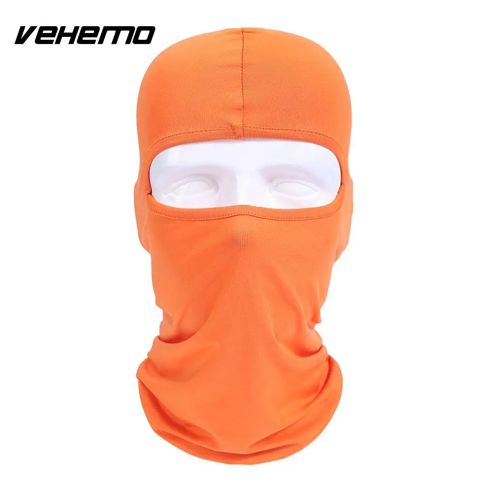 Vehemo аксессуары для улицы полная мотоциклетная маска для защиты лица шапки унисекс 14 цветов Практичная Балаклава лайкра защита удобный - Цвет: orange