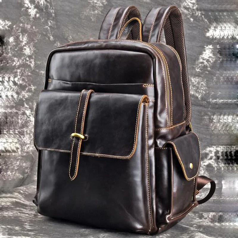 cowhide backpack purses