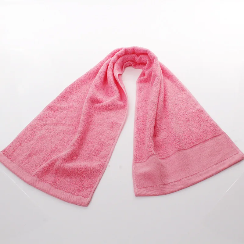 Sports Towel 100 Cotton Long Sweat Absorbent Comfort Soft Running
