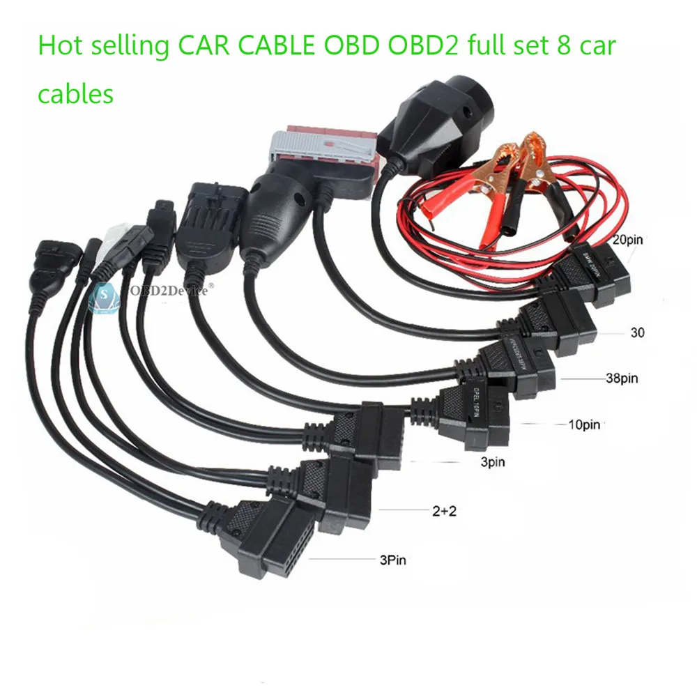 Buy The best 8pcs CDP Car Cables OBD 2 Connector