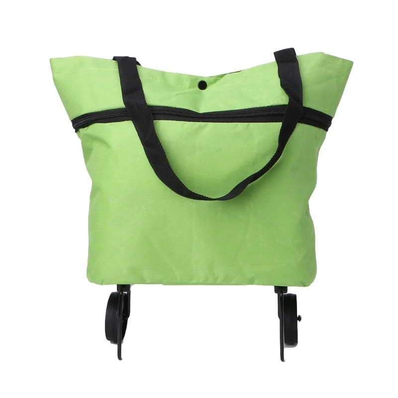 NoEnName_Null высокое качество ткань Оксфорд Складной раз в состоянии сумка тележка Бакалея сумка подвижного колеса
