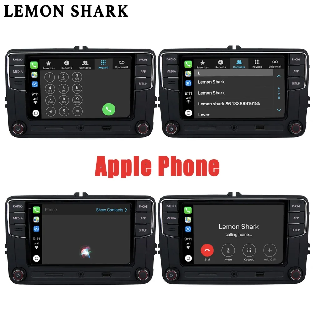 RCD330 Plus RCD340G Carplay Android Авто Noname 6RD 035 187B автомобильное радио MIB для VW Golf 5 6 Jetta MK5 MK6 CC Tiguan
