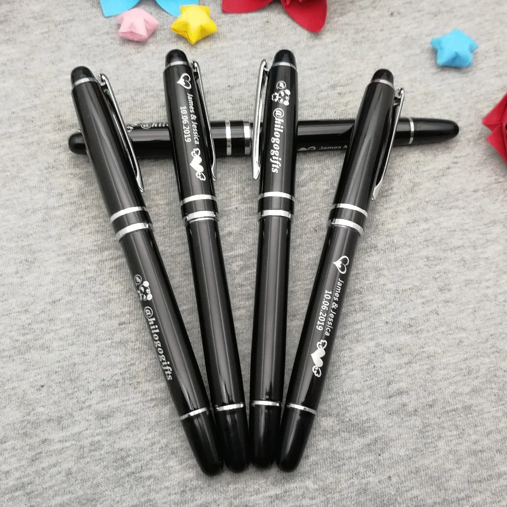 Free logo pen high quality nice writing pen heavy rollerball pen custom
