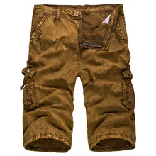 Мужские шорты Карго классные камуфляжные летние хлопковые повседневные мужские шорты брендовая одежда тренажерные залы фитнес тренировки уличная одежда большого размера 29-38