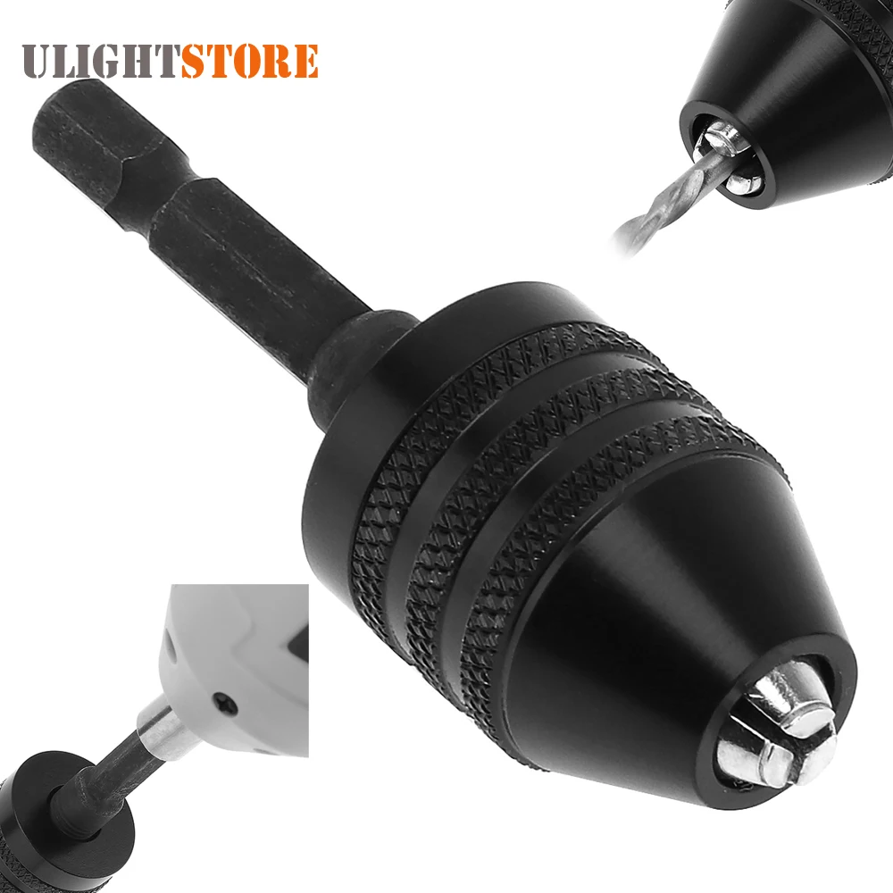 0.6mm 8mm Twist Drill Bits Chuck Screwdriver Impact Driver Adapter