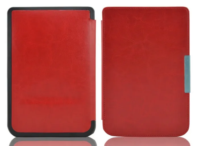 New Crazy Horse Magnetic Flip Leather Cover Case For Pocketbook Touch 614624626 6 6 inch Free Shipping (7)