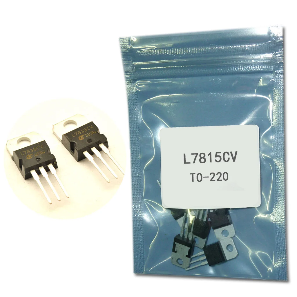 

10pcs/lot L7815CV TO-220 Three-terminal Voltage Regulator L7815 TO-220 7815 LM7815 MC7815 Transistor