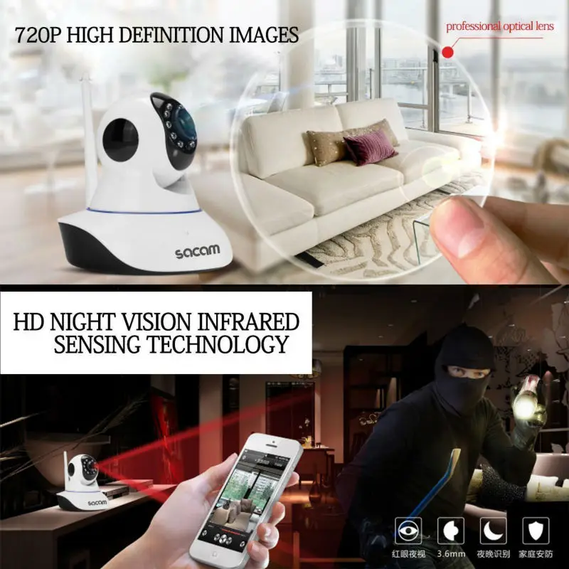 720p ip camera sacam