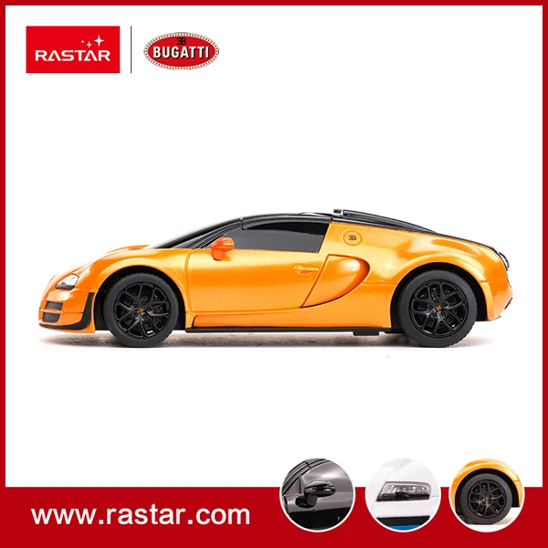 

Rastar licensed 1:24 Bugatti Grand Sport Vitesse Wired Remote Control Injection Moulded Body Differential RC Car 47000