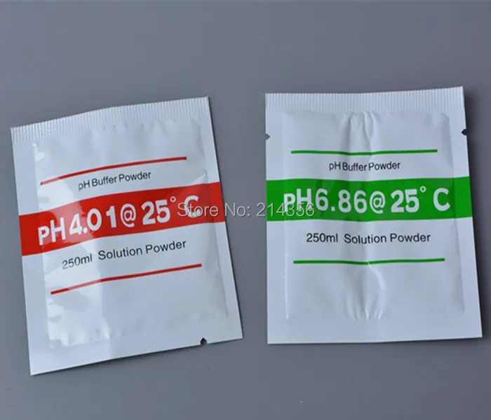 

100set(200 bags)PH Buffer Powder For PH Test Meter Measure Calibration Solution 1Pcs 4.01 And 1Pcs 6.86 Calibration Point