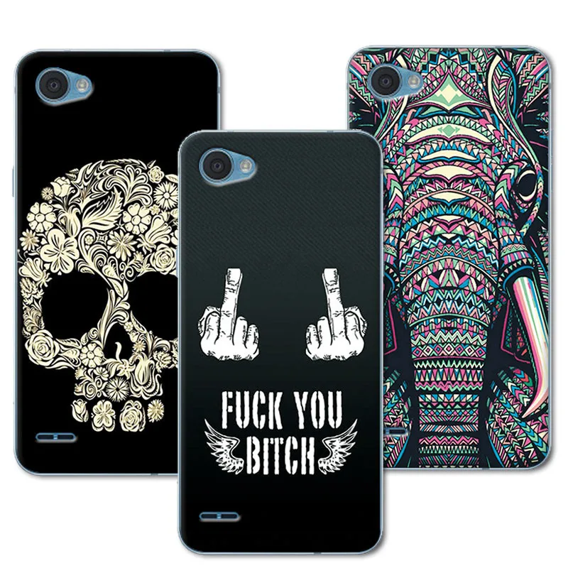 

For LG Q6 Alpha 5.5''New Arrival Dark Man's Case For LG Q6 Plus Phone Case, Soft Silicone Case Cover For LG Q6A M700 M700N M700A
