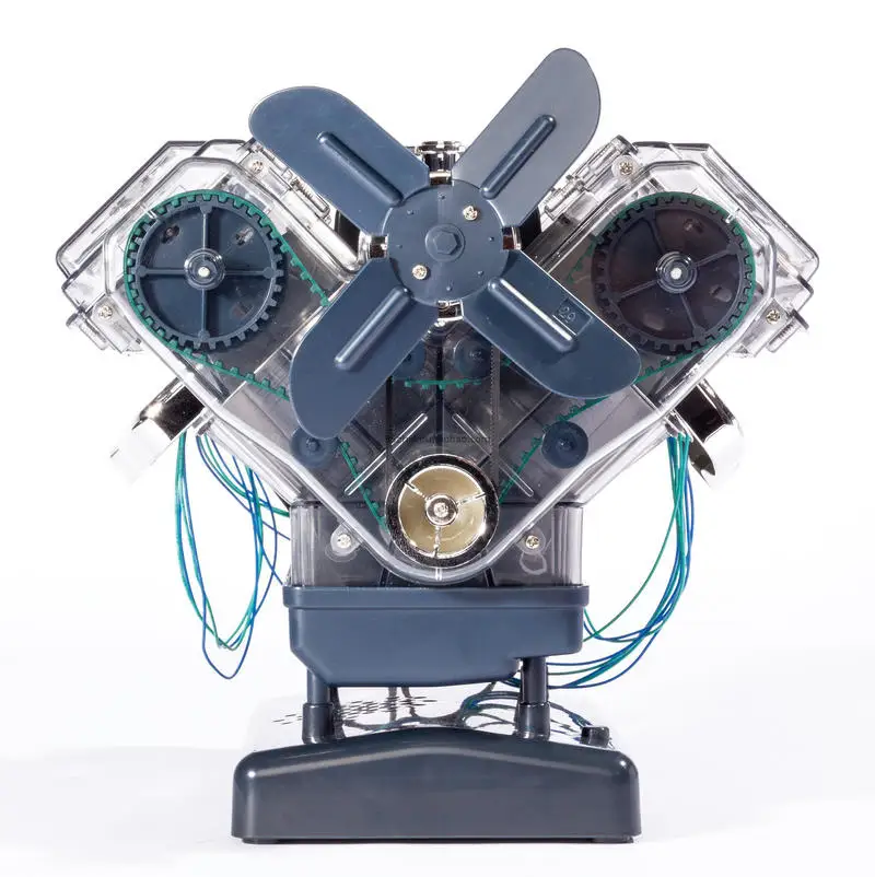 Spot V8 Модель двигателя в сборе прозрачный визуальный Runnable подарок на день рождения игрушки