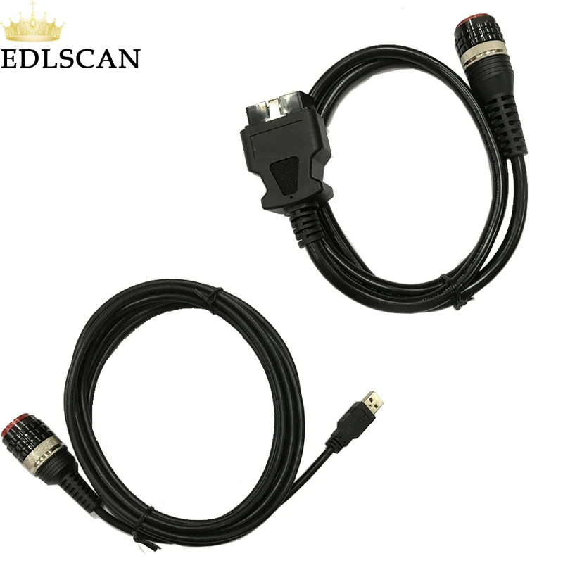 16 PIN OBD II diagnostic cable + USB cable
