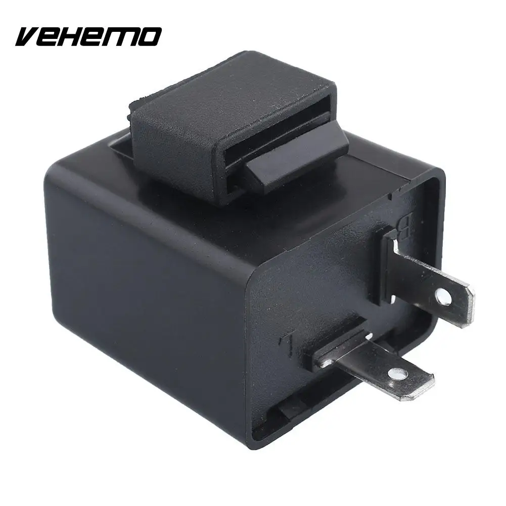

12V 2 Pin Flasher Motorcycle LED Indicator Turn Signal Light Control Relays