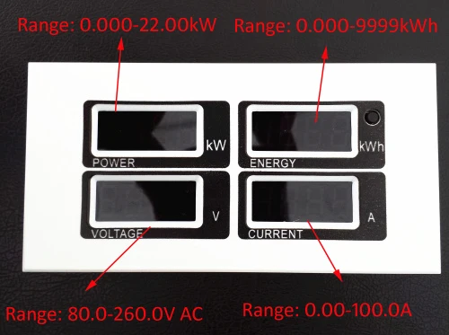 Цифровой мини кВт, кВтч метр V измеритель мощности и энергии и напряжения и амперметр с трансформатором