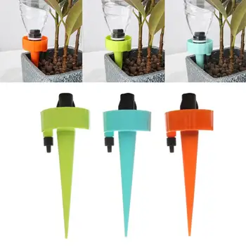 

3Pcs plastic Plant Self Watering Spikes Adjustable Stakes System Vacation Plant Waterer device Hot Sale #4J25