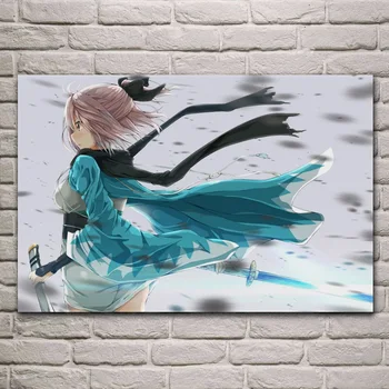 

art anime girl fate grand order MA30 living room home wall modern art decor wood frame fabric posters