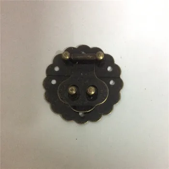 

Wholesale Wooden Box Lock,Box Buckles Pattern Carved Round,Bronze Tone,4x4cm,250 Sets,Express Shipping