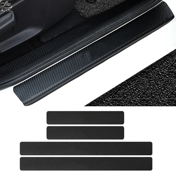 

4Pcs Waterproof Carbon Fiber Sticker Protective for E39 E36 E60 E90 E34 BMW E46 car accessories Motorcycle Automobiles