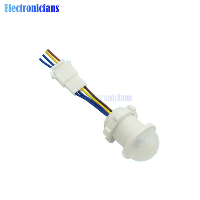 

LED Body Sensor Infrared Induction Switch 220V Infrared PIR Probe Automatic LED Light Lamp Controller Switch for LED bulb etc