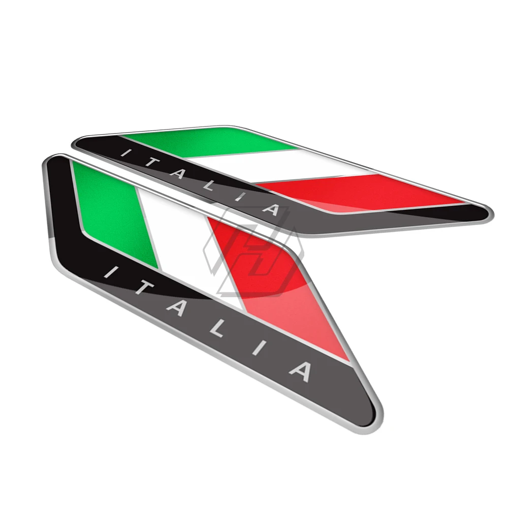 Наклейки для авто Aprilia Ducati Suzuki Yamaha Honda Kawasaki 3D наклейки с итальянским флагом из