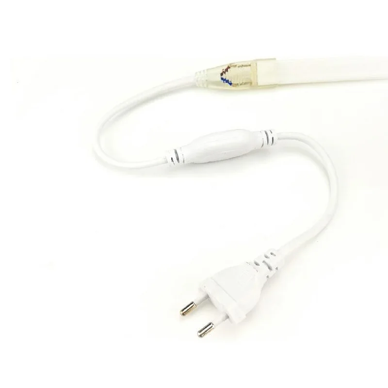 AC 220 V 2 pin Мощность Шнур адаптер для В 5730 180 светодиодный/м светодиодный полосы