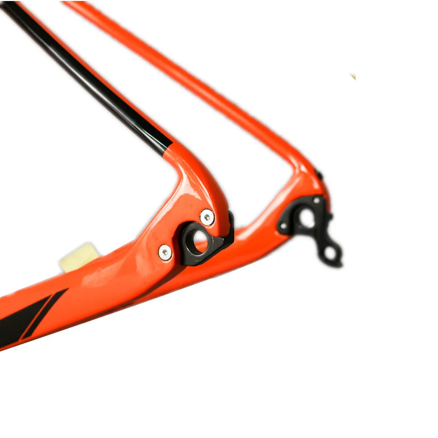 Top SERAPH new gravel bike  orange BSA/BB30 carbon fiber frame 700C carbon  frame GR029 5