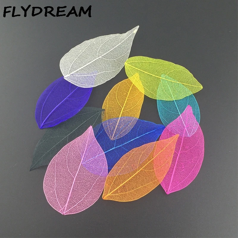 FLYDREAM 10/20/25 шт. Натуральный Алмазный лист вены сушеные цветы для дизайна ногтей