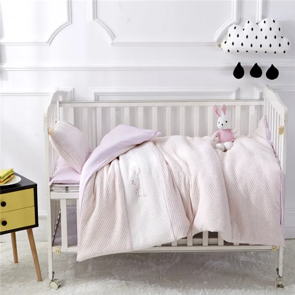 solid color crib bedding