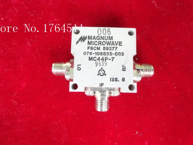 

[BELLA] MAGNUM MICROWAVE MC44P-7 3.5-8.5GHz RF coaxial double balanced mixer