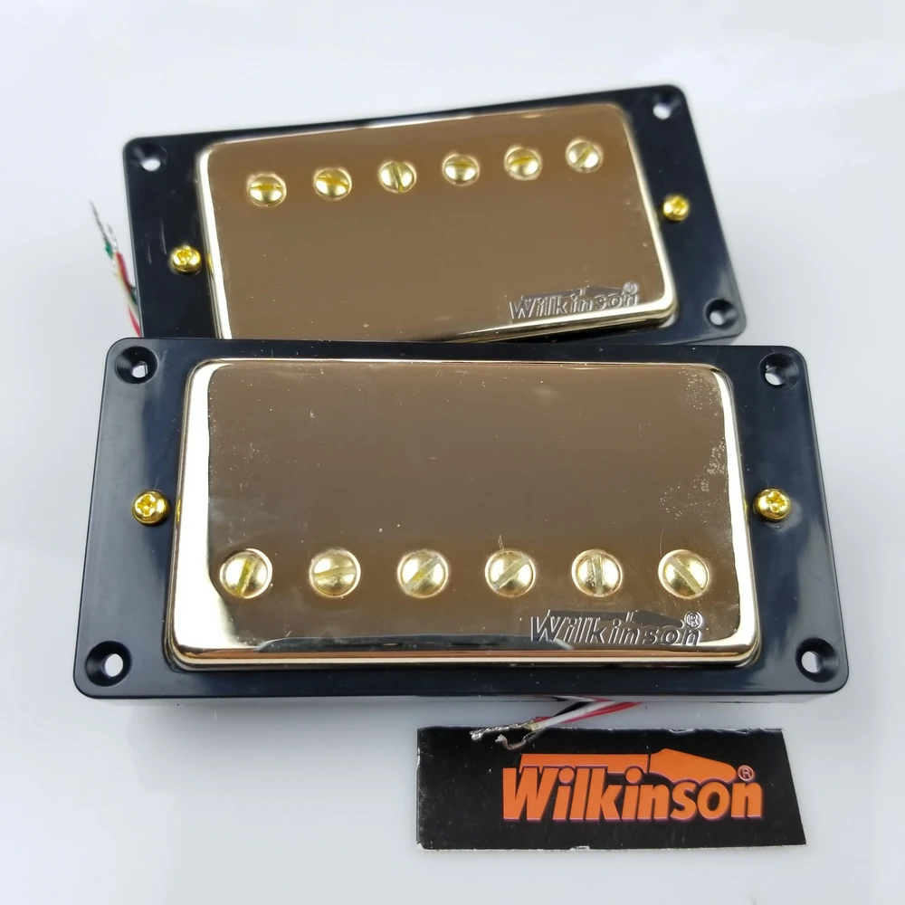 Новая Wilkinson Gold LP SG электрическая гитара типа ES хамбакер пикапы закрытые WVC золотой чехол Сделано в Корее