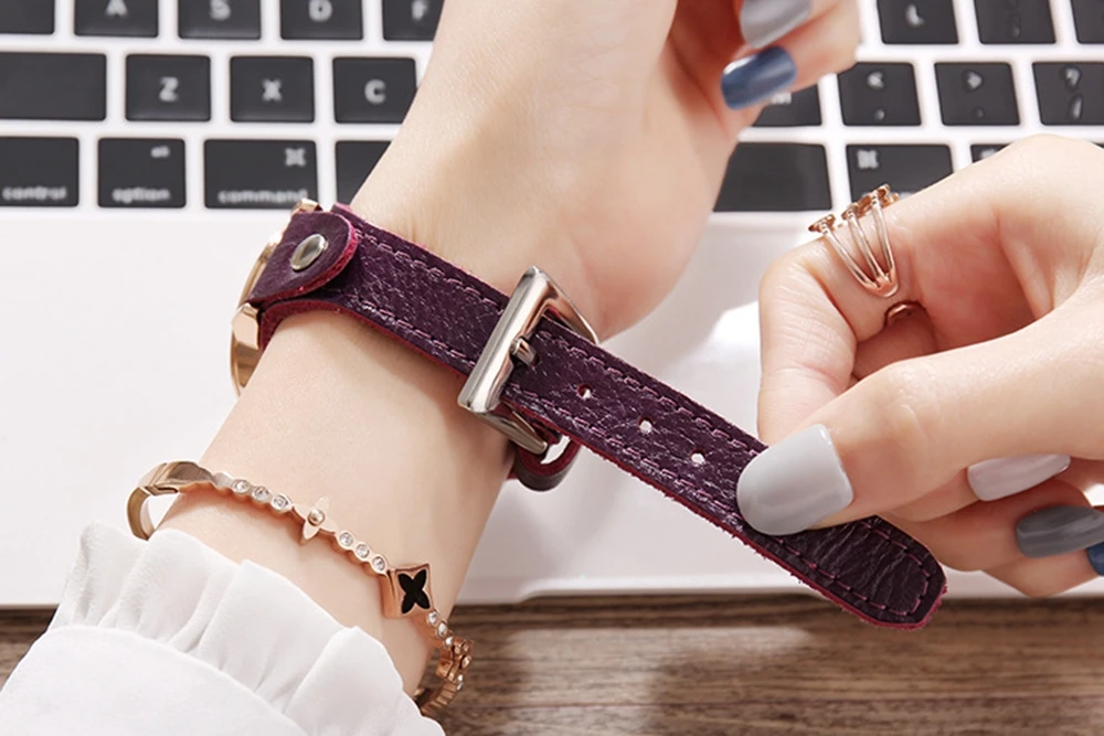 wooden metal fashion & casual children multicolor quartz wristwatches crystal luxury women  gender13