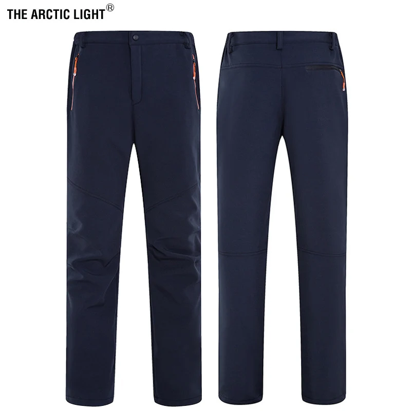 TRVLWEGO de los hombres de las mujeres de invierno al aire libre Camping pantalones de Trekking senderismo escalada suave de Deportes de lana de esquí Pantalones