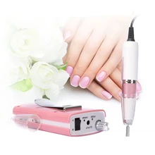 Перезаряжаемая электрическая дрель для ногтей 18 Вт 30000 об./мин Беспроводная маникюрная педикюрная машина для полировки ногтей