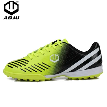

AOJU Soccer Football Shoes Unisex Football Boots TF Turf / AG Football Shoes Adult Children EU Size 33-45 Train Sneakers Futbol