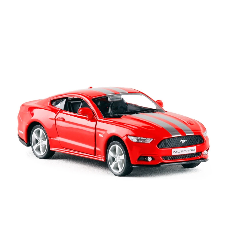 High Simulator RMZ City литье под давлением 1:36 Ford Mustang GT Модель игрушечной машины автомобиль классический вытяжной автомобиль игрушки металлический сплав игрушка для мальчиков подарки - Цвет: 6