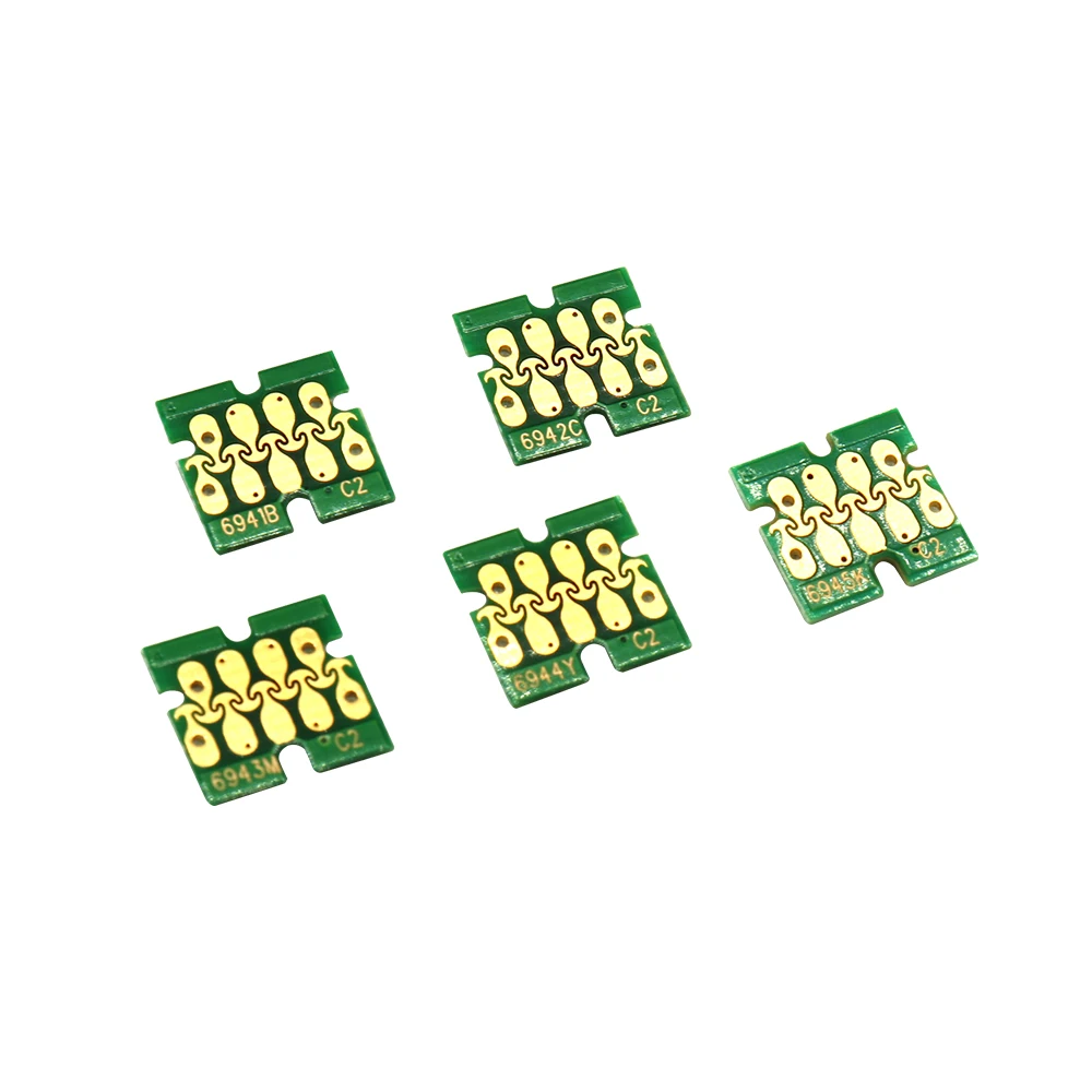 5 шт. T6941-T6945 картридж чип T3000 один раз для Epson T3200 T5200 T7200 T5000 T7000 T3070 T5070 T7070 T3050 |