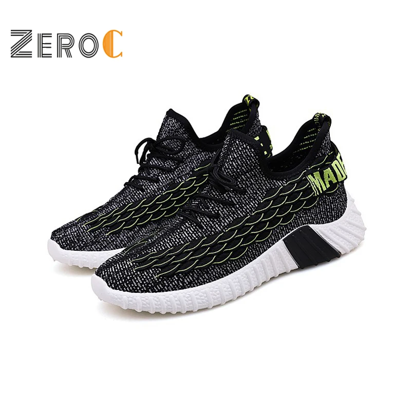 

Running Fish Scale 2019 Spring New Men Shoes Lac-up Men Casual Shoes Lightweight Comfortable Breathable Walking Sneakers