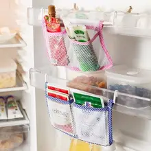 Современная кухонная сумка для хранения на холодильник, органайзер для еды, сумка для хранения на холодильник с 2 крючками, экономия места, сумки для хранения